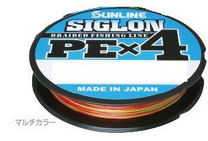 サンライン SIGLON シグロン PE 4 300M マルチカラー #2号 35LB J