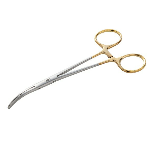 【ネコポス対象品】ティムコ TMC フォーセップ 5.5 カーブ ゴールド