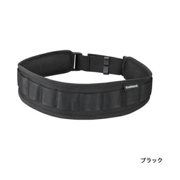 Rakuten - シマノ　AC−004S　フィッシングベルト　ブラック　フリーサイズ