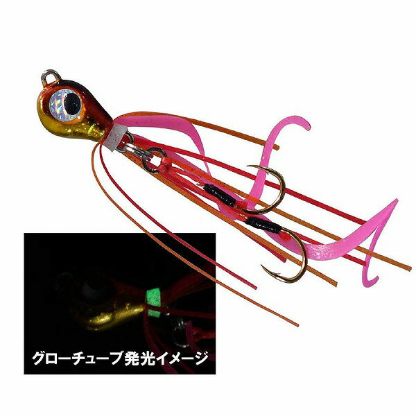 【ネコポス対象品】ルーディーズ　魚子ラバ　2．5g　アカキン