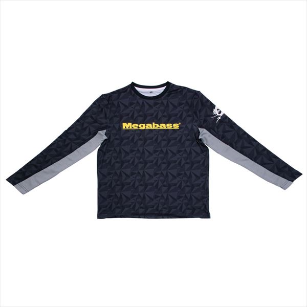 メガバス GAME LONG SLEEVE(ゲームロングスリーブ) BLACK(ブラック) (XS)