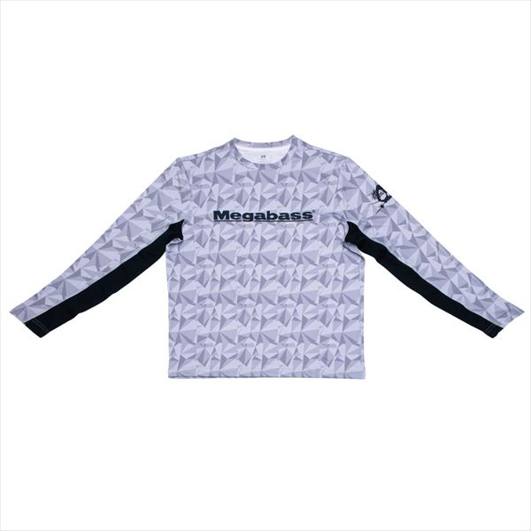 メガバス GAME LONG SLEEVE(ゲームロングスリーブ) WHITE (ホワイト）(S)