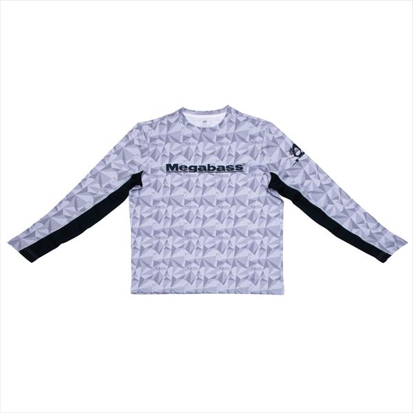 メガバス GAME LONG SLEEVE(ゲームロングスリーブ) WHITE (ホワイト)(XS)