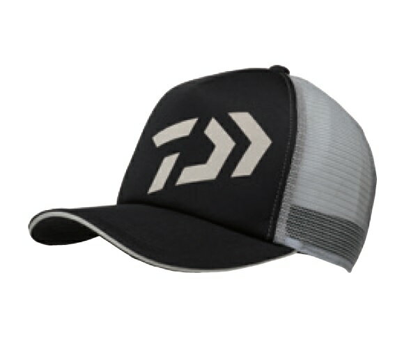 ダイワ DC-6221 ベーシックメッシュキャップ ブラック×ライトグレー フリーのサムネイル