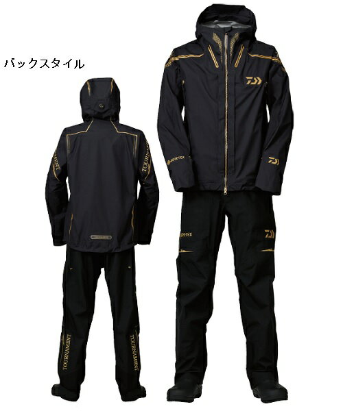 ダイワ DR-1121T トーナメント ゴアテックス パックライトプラス レインスーツ ブラック L