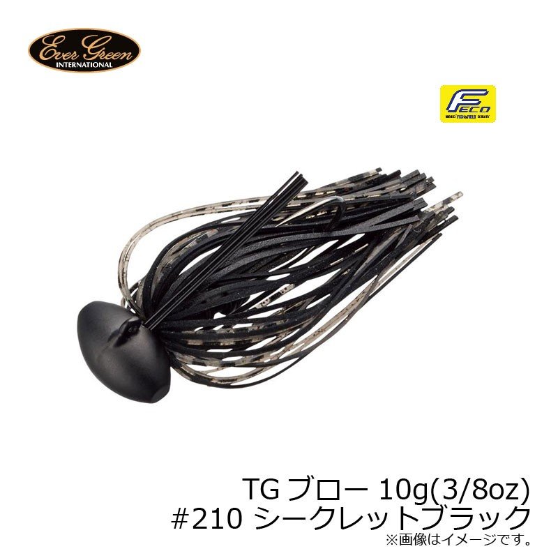 Rakuten - 【ネコポス対象品】エバーグリーン TGブロー 10g #210 シークレットブラック