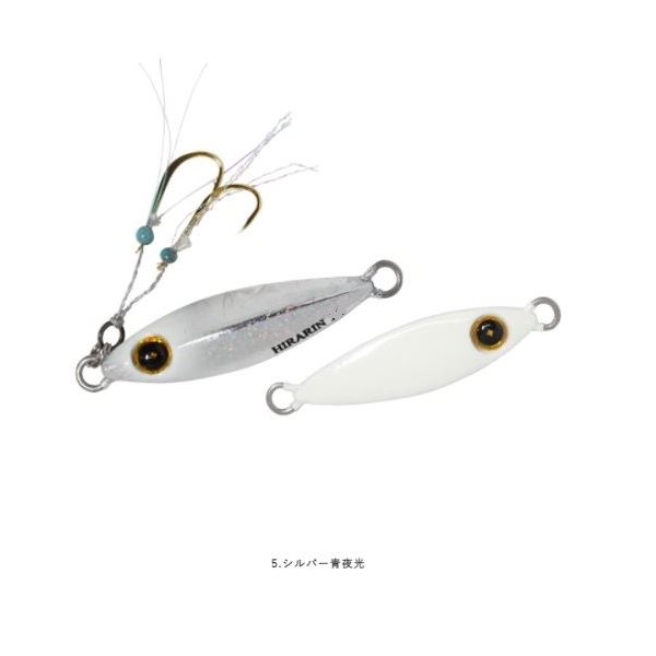 ハヤブサ（FINA） FS435 ジャックアイ ヒラリン 3g 5 シルバー青夜光
