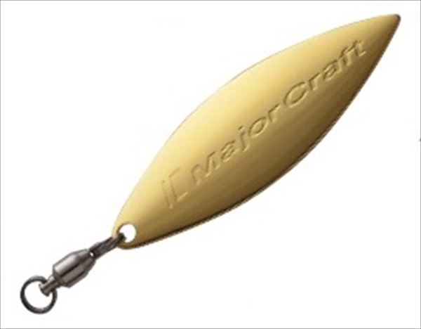 メジャークラフト 簡単ブレード ノーマルタイプ ウィローリーフ/サイズ:L ゴールド