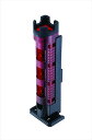 明邦化学 MEIHO ルアーケース ロッドスタンド BM-300 Light Cレッド×ブラック