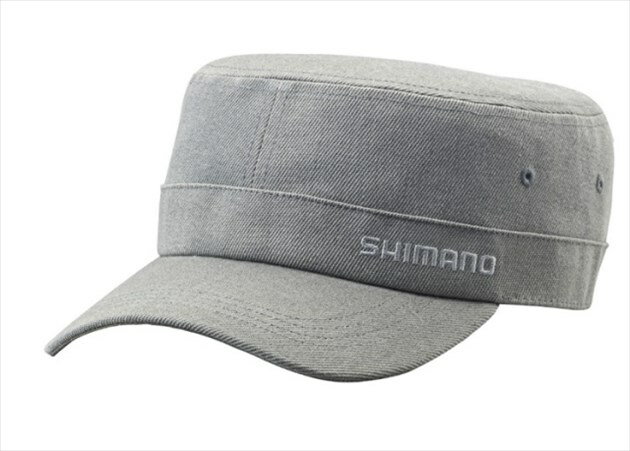 シマノ 帽子 CA-046U スタンダードワークキャップ ダークグレー フリーサイズ