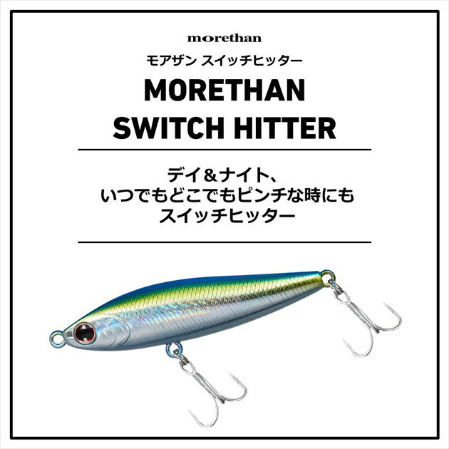 モアザン スイッチヒッター65S アデルキビナゴ (2)
