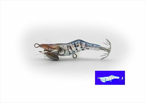 リトルジャック エギ ハネビックススクイッド-35#04 UV オレンジブルーシュリンプ