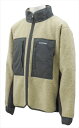 【訳あり】パズデザイン 防寒服アウター SJK-020 ボアフリースジャケット ライトベージュ/チャコール (L)