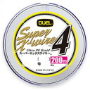 DUEL デュエル PEライン スーパーエックスワイヤー4 200m 1.2号