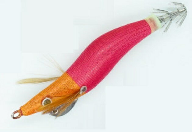 【ネコポス対象品】マルシン漁具 スッテ オモッパーエギ 2号 オレピン(赤)