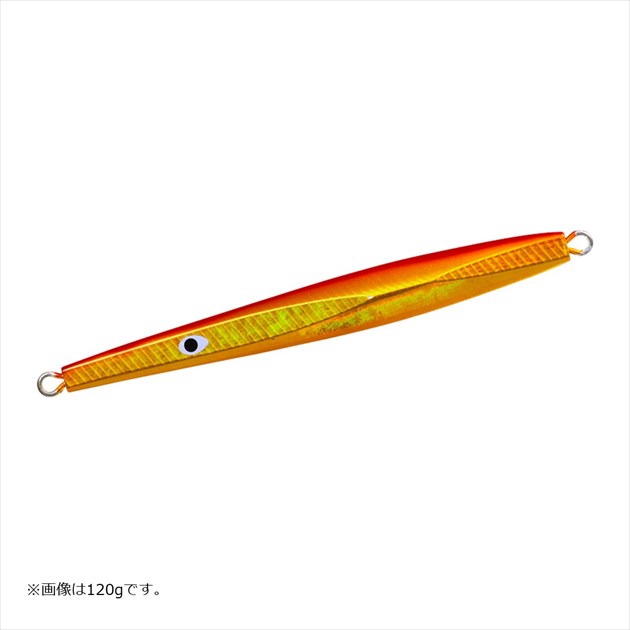 【ネコポス対象品】ダイワ メタルジグ MMジグ3 200g アデルアカキン(4.0)