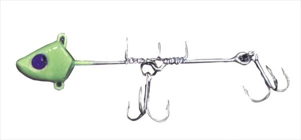 【ネコポス対象品】マルシン漁具 仕掛け タチウオJOYヘッド トリプルフック付 M (20g)