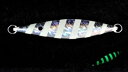 【ネコポス対象品】【特価】マルシン漁具 メタルジグ スロイダー シルバースパイラルグロー 160g
