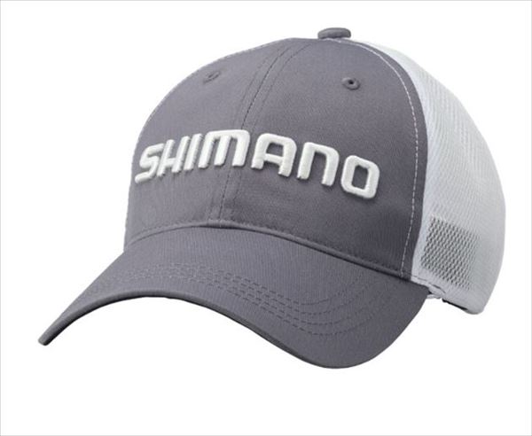シマノ 帽子 CA-008V ツイル メッシュキャップ グレー L