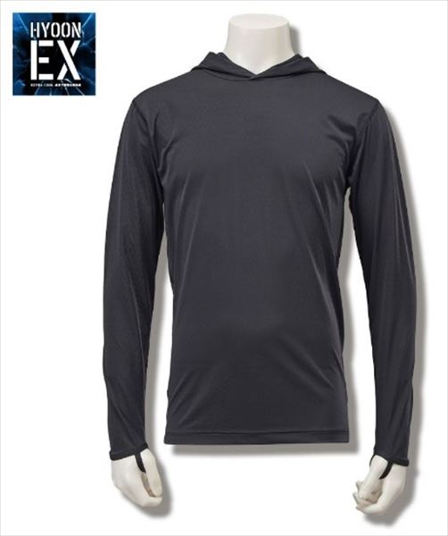 フリーノット インナー HYOON EX (ヒョーオンEX) フーデッドアンダーシャツ Y1651 3L ブラック