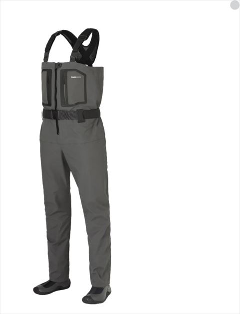 シマノ ウェーダー FF-000V ドライシールド+4 ストレッチウェーダー ラジアル チャコールグレー 2XL