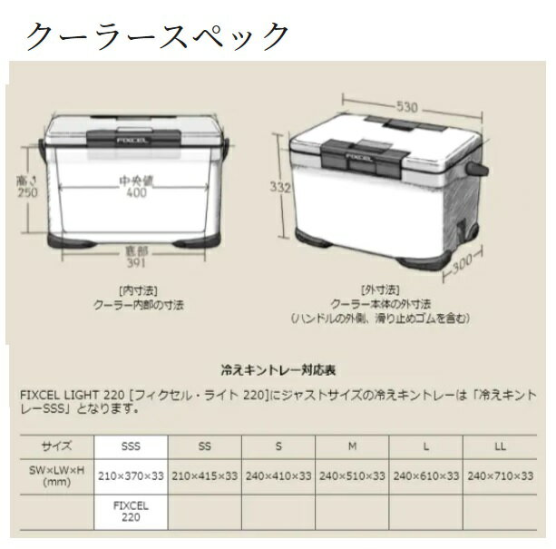 シマノ クーラボックス NF-422V フィクセル ライト 22L ホワイト