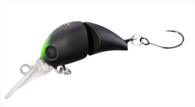 シマノ トラウトプラグ ZO-C25T カーディフ ちびとろ25S 017 マットブラック