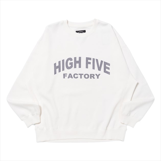ハイファイブファクトリー College Logo CN Sweat/WHITE/Lのサムネイル