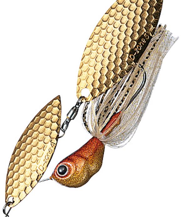 Buzz Bait - エバーグリーン スピナーベイト バズベイト Dゾーン 1/2oz ダブルウィロー #09 ゴールドラッシュ