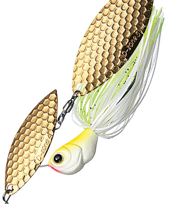 Spinner Bait - エバーグリーン スピナーベイト バズベイト Dゾーン 1/2oz ダブルウィロー #14