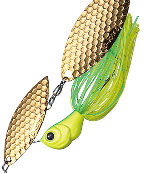 Buzz Bait - エバーグリーン スピナーベイト バズベイト Dゾーン 1/2oz ダブルウィロー#16