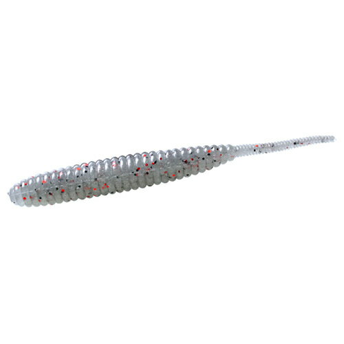 Deps Worm Death Adder 4inch #15 Clear Pepper/Red Flake
