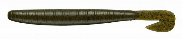 エバーグリーン ワーム クラップバザー 6インチ #01 グリーンパンプキン・BK