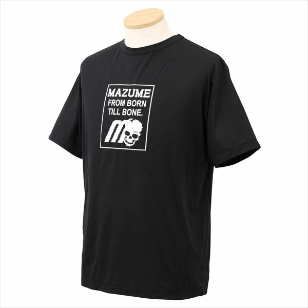 mazume マズメ ウェア MZAP-679 mazumeプライムフレックスTシャツ ロゴ ブラック S