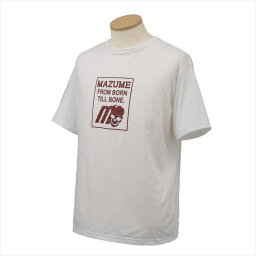 mazume マズメ ウェア MZAP-679 mazumeプライムフレックスTシャツ ロゴ ホワイト S