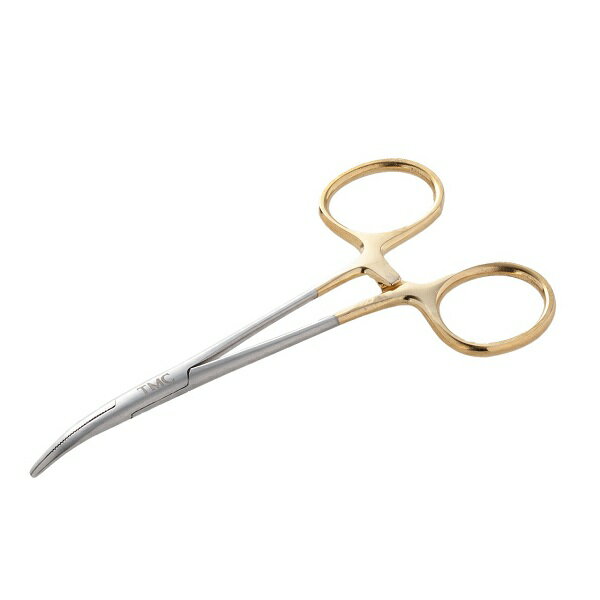 【ネコポス対象品】ティムコ フライ用品 TMCフォーセップ 4.5 CV ゴールド