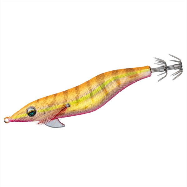 【ネコポス対象品】ダイワ エギ エメラルダス フォールLC ラトル TypeS 3.5 金-オレンジ&ピンクエビ