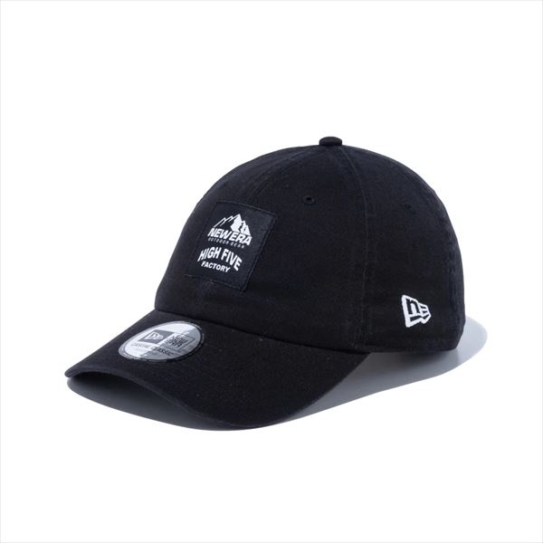ニューエラジャパン 帽子 カジュアルクラシック HIGH FIVE FACTORY ウーブンラベル ブラック 55.8 - 59.6cm