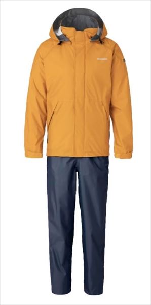 【訳あり】シマノ レインウェア RA-027Q DS ベーシックスーツ ドライマンゴー M