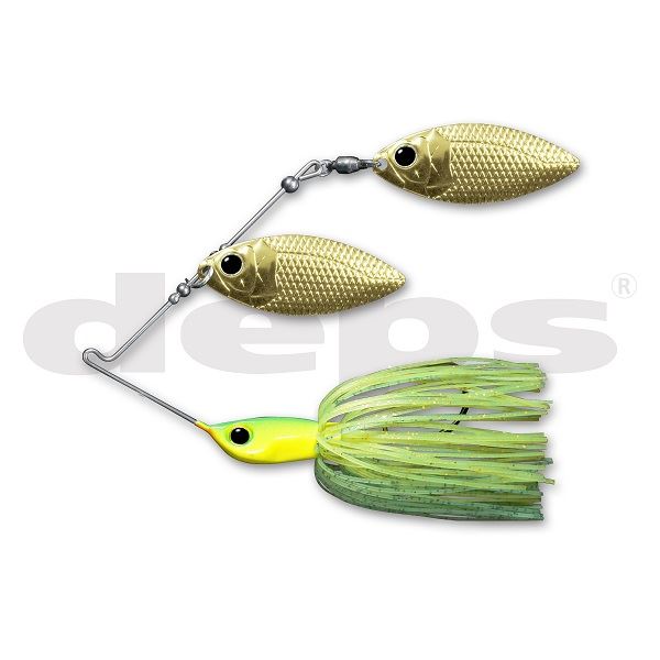 Buzz Bait - deps デプス スピナーベイト Bカスタム 3/8oz DW #04ライムチャート