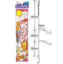 【ネコポス対象品】ささめ K-002 ちょい投げ 3本針 7号1.5