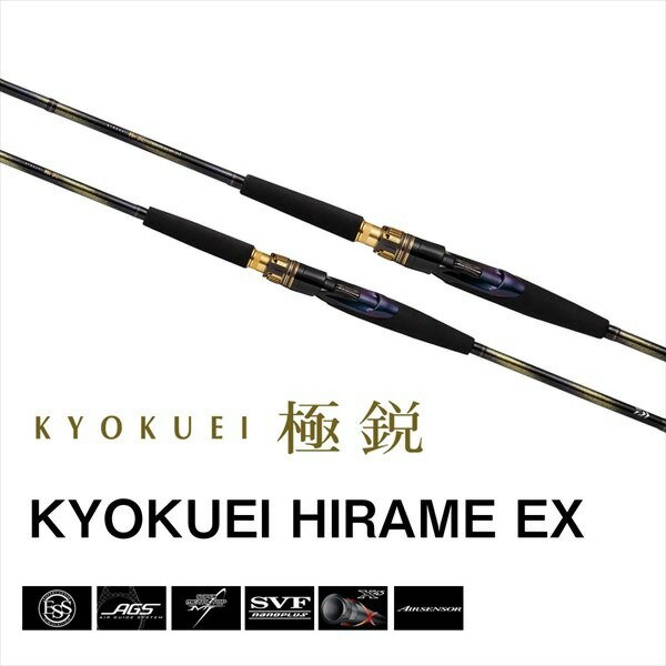 ダイワ 船竿 極鋭ヒラメ EX S/MH-272(2ピース) 2