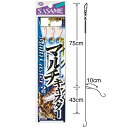 【ネコポス対象品】ササメ K-410 マルチキャスター2本鈎 10号 ハリス2号