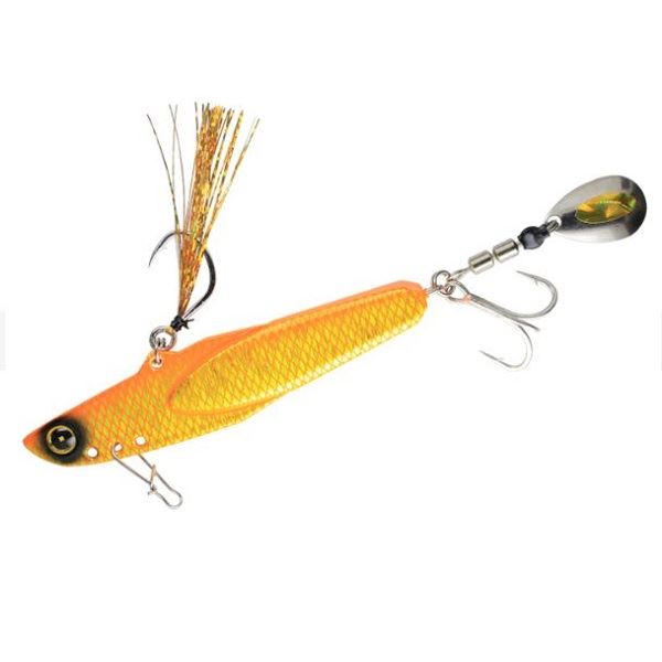 ハヤブサ メタルジグ FS449 ジャックアイ マキピタ 30g 8 リアル魚鱗蛍光オレキン