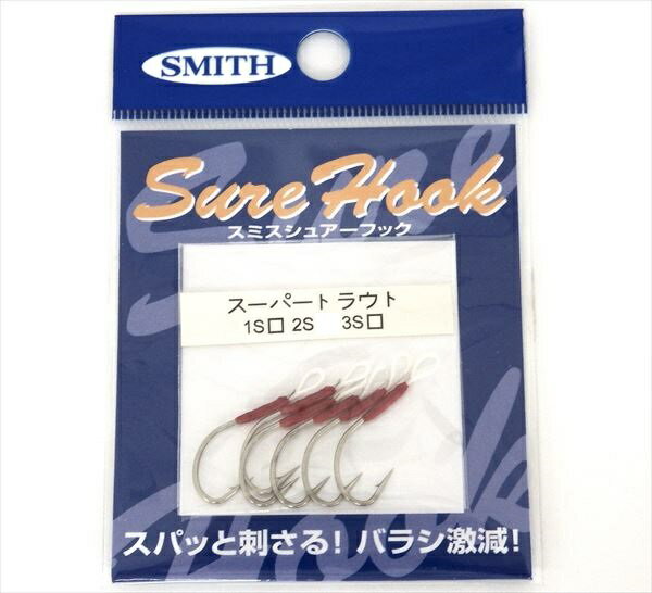 サイズ：3S 入り数：6本※掲載している商品の画像は代表画像を表示している場合があります。また実際と色が違って見える場合があります。あらかじめご了承ください。Sはニッケル、Gはゴールド。ヤマメ、イワナ等、渓流魚に最適。赤い巻き糸がスレたトラウトの本能を強烈に刺激します。