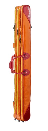 其它 - がまかつ ヘラ用ロッドケース GC294 ライトロッドケース4(3層) レッド×オレンジ
