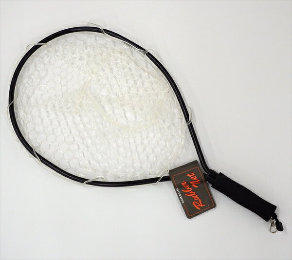 コーモラン ランディングネット ラバーラケットネット II ブラック/クリアー