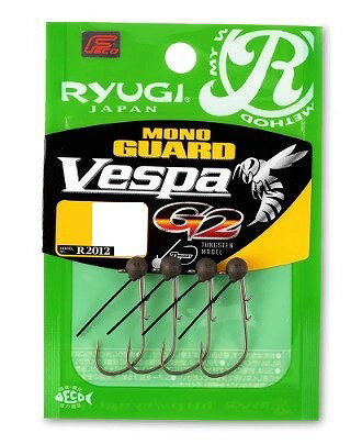 【スーパーSALE限定P10倍+買い回りで最大5000P】RYUGI リューギ ジグヘッド リューギ R2012モノガードヴェスパG2 #1 1/16oz