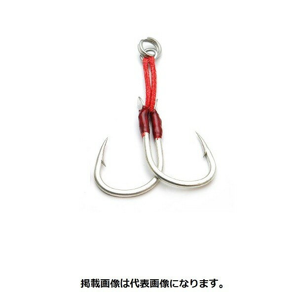 ◎RISE JIG SLJ＆RISE JIG FLAT　175g〜250gの純正アシストフック。◎青物などの大型魚にも負けない太軸フックを採用。◎様々なジグへ対応可能とした長さ2種類×針の大きさ3種類、計6種類のラインナップ。サイズ：ロングS 汎用メタルジグ：60-125g フロント ※実物と色が違って見える場合があります。あらかじめご了承下さい。