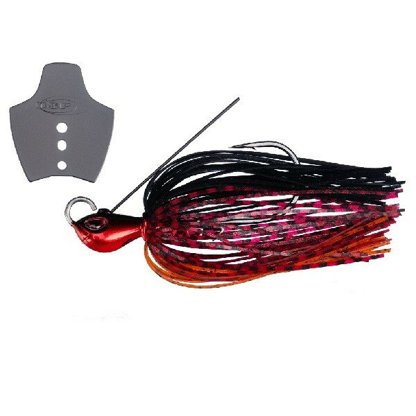 Worm - OSP ラバージグ メタルブレードジグ 1/2oz BJ57レッドブラック